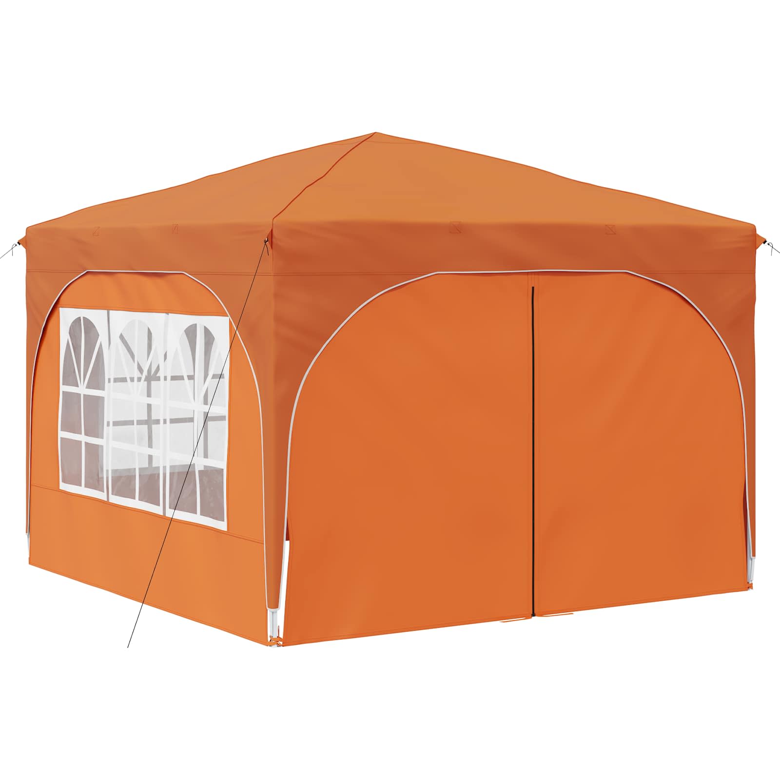Pop-up partytent 290 x 290 x 245 cm Oranje