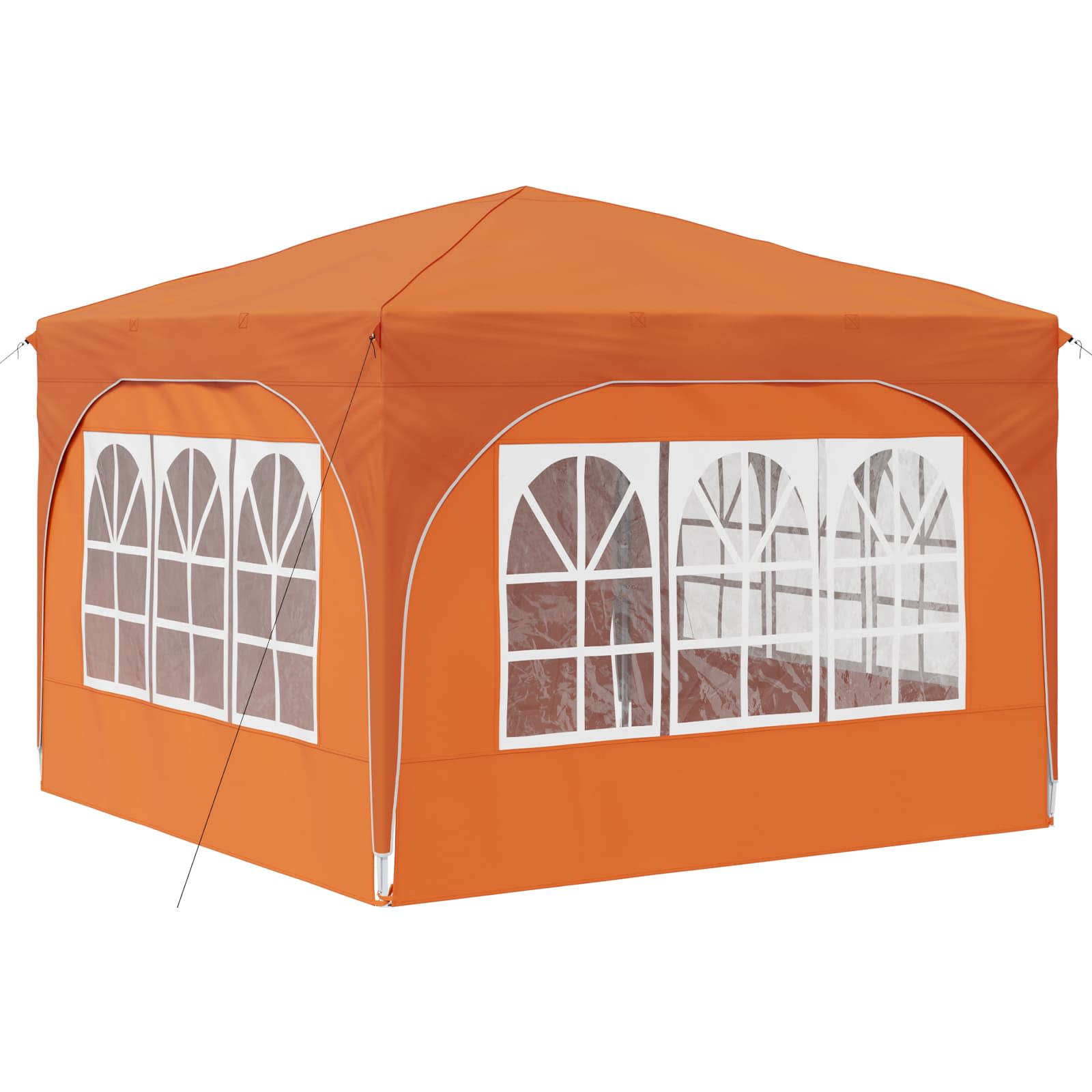 Pop-up partytent 290 x 290 x 245 cm Oranje