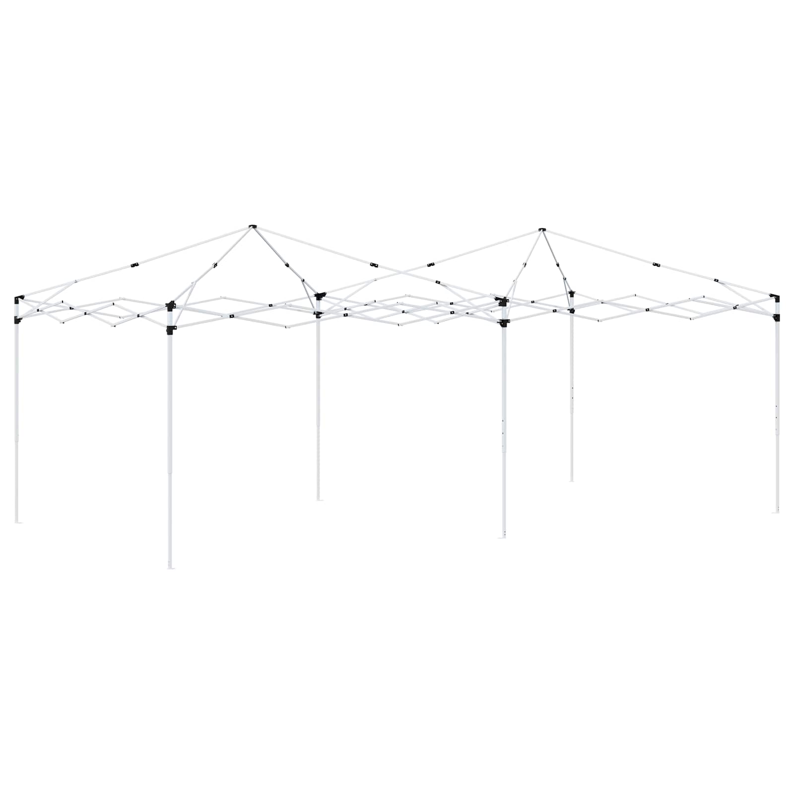 Pop-up partytent 575 x 288 x 245 cm Crèmekleurig Oxford Stof