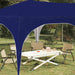 Pop-up partytent 575 x 288 x 245 cm Blauw Oxford Stof