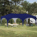 Pop-up partytent 575 x 288 x 245 cm Blauw Oxford Stof
