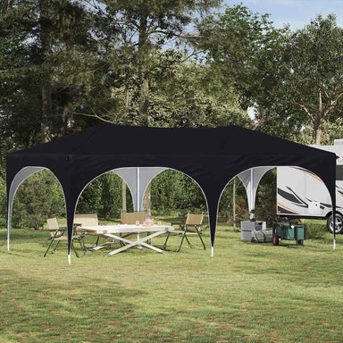 Pop-up partytent 575 x 288 x 245 cm Antracietkleurig
