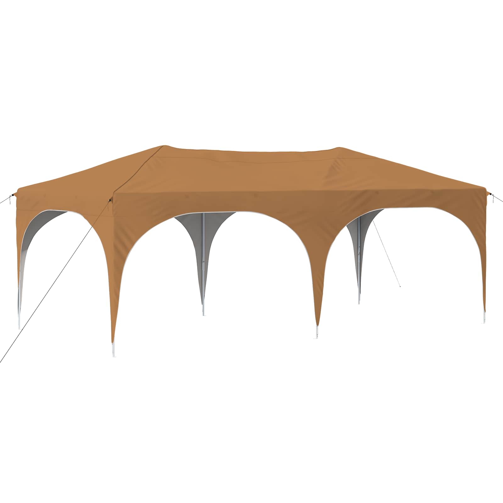Pop-up partytent 575 x 288 x 245 cm Beige Oxford Stof