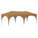 Pop-up partytent 575 x 288 x 245 cm Beige Oxford Stof