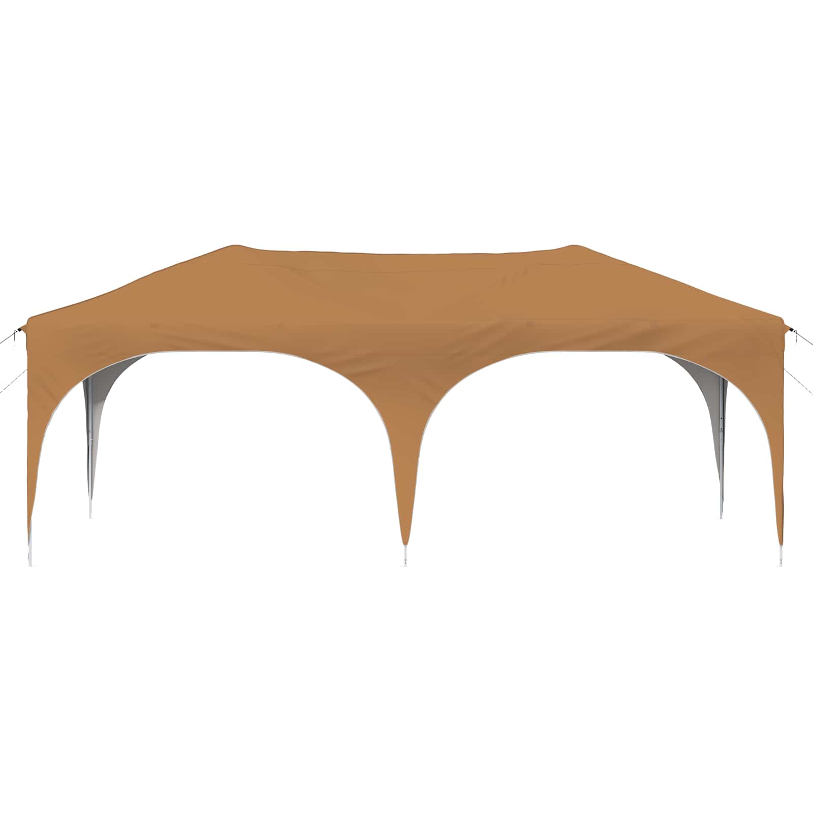 Pop-up partytent 575 x 288 x 245 cm Beige Oxford Stof