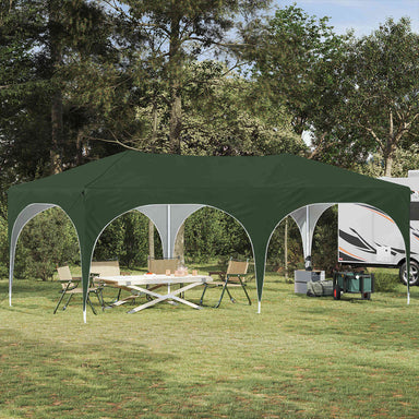 Pop-up partytent 575 x 288 x 245 cm Groen Oxford Stof