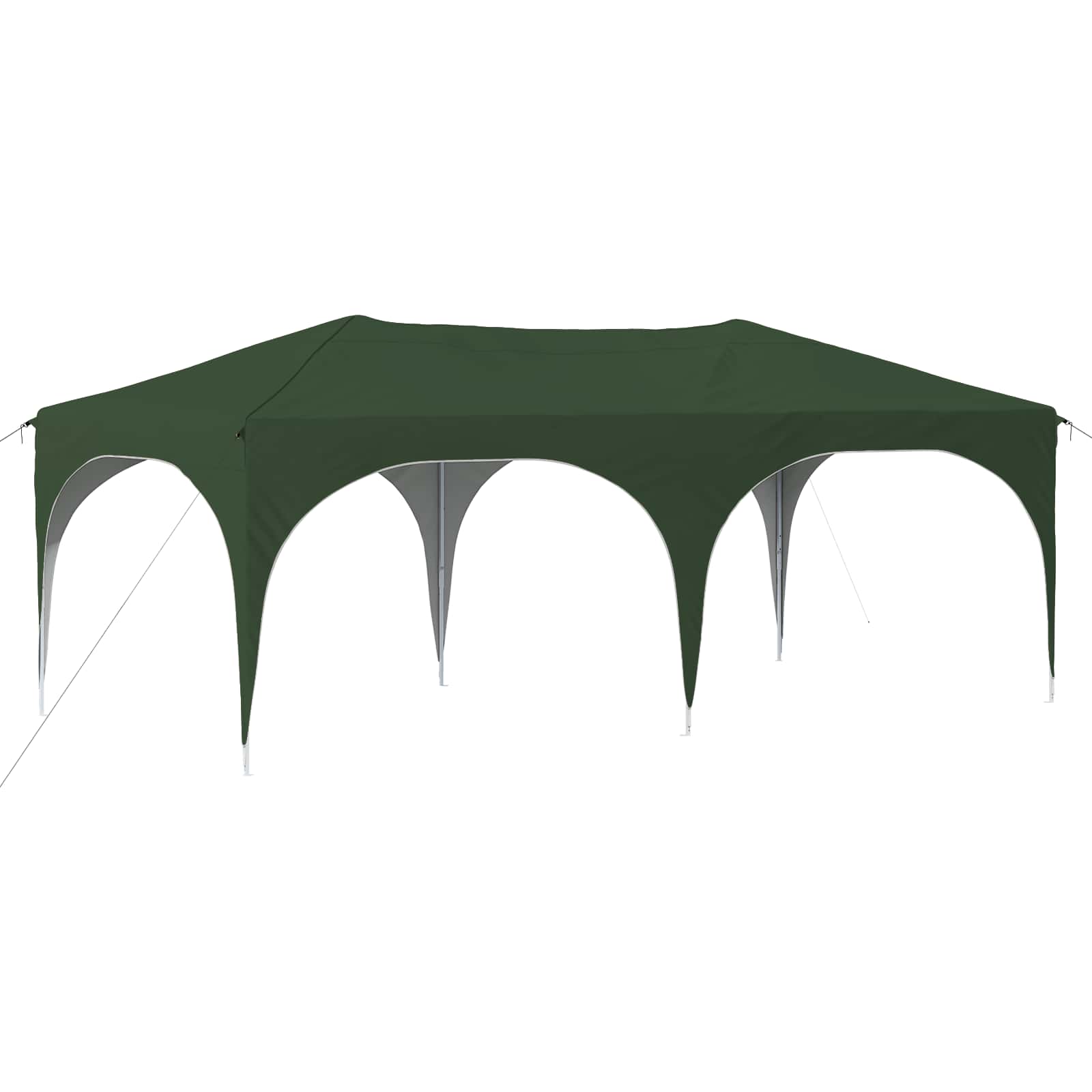Pop-up partytent 575 x 288 x 245 cm Groen Oxford Stof
