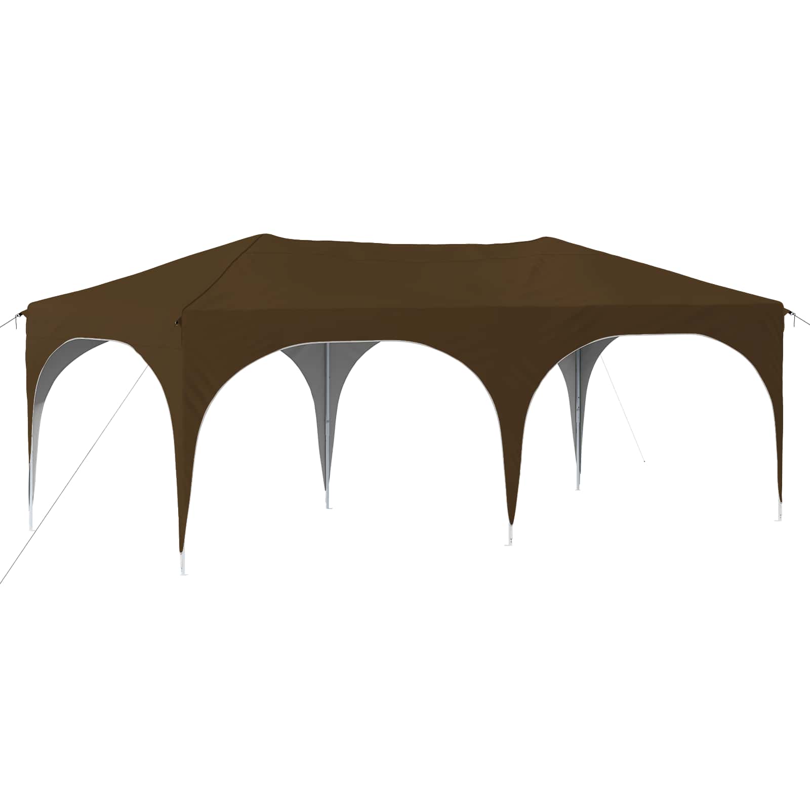 Pop-up partytent 575 x 288 x 245 cm Taupe Oxford Stof