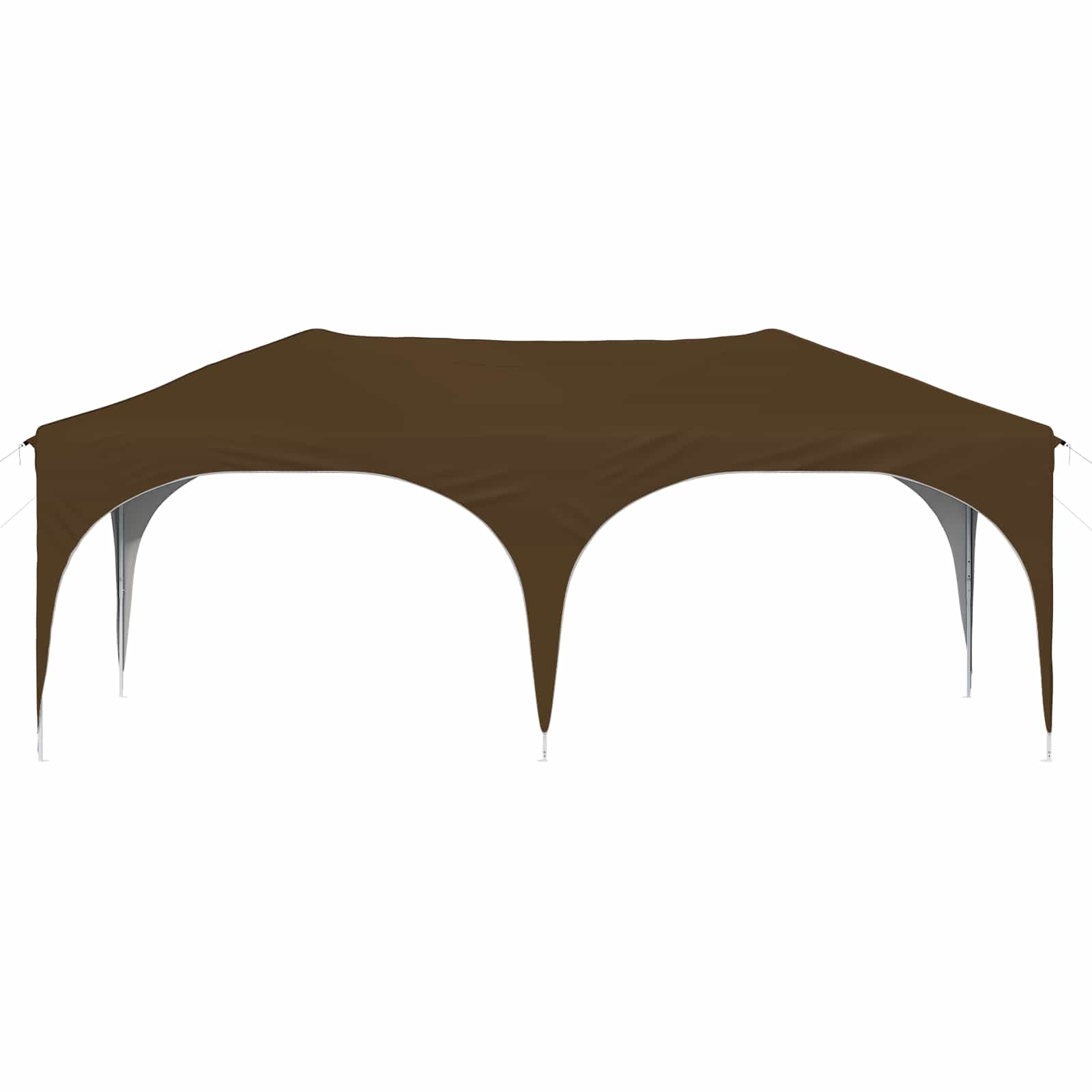 Pop-up partytent 575 x 288 x 245 cm Taupe Oxford Stof