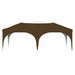 Pop-up partytent 575 x 288 x 245 cm Taupe Oxford Stof