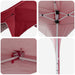 Pop-up partytent 575 x 288 x 245 cm Bordeauxrood Oxford Stof