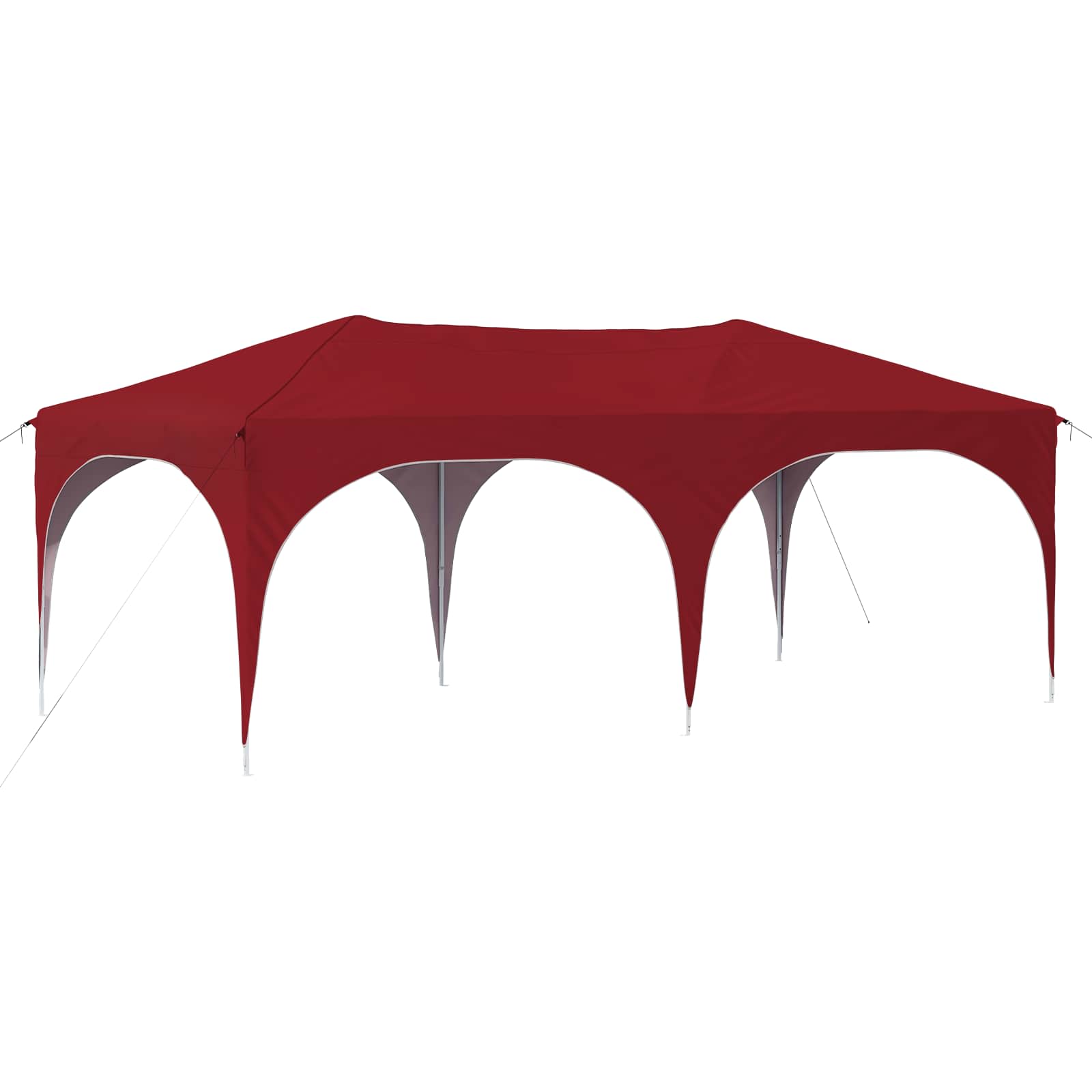 Pop-up partytent 575 x 288 x 245 cm Bordeauxrood Oxford Stof