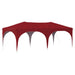 Pop-up partytent 575 x 288 x 245 cm Bordeauxrood Oxford Stof