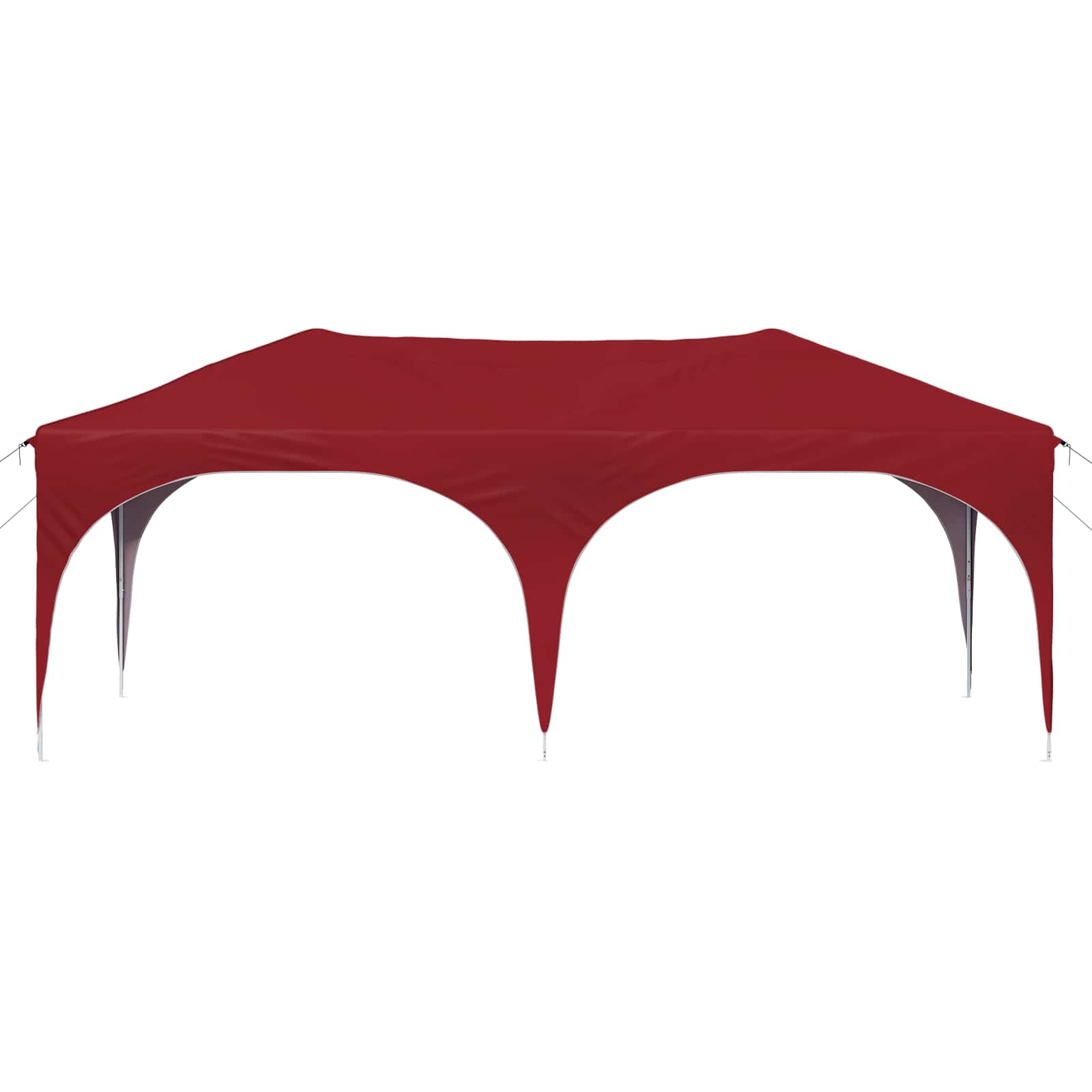Pop-up partytent 575 x 288 x 245 cm Bordeauxrood Oxford Stof