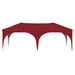 Pop-up partytent 575 x 288 x 245 cm Bordeauxrood Oxford Stof
