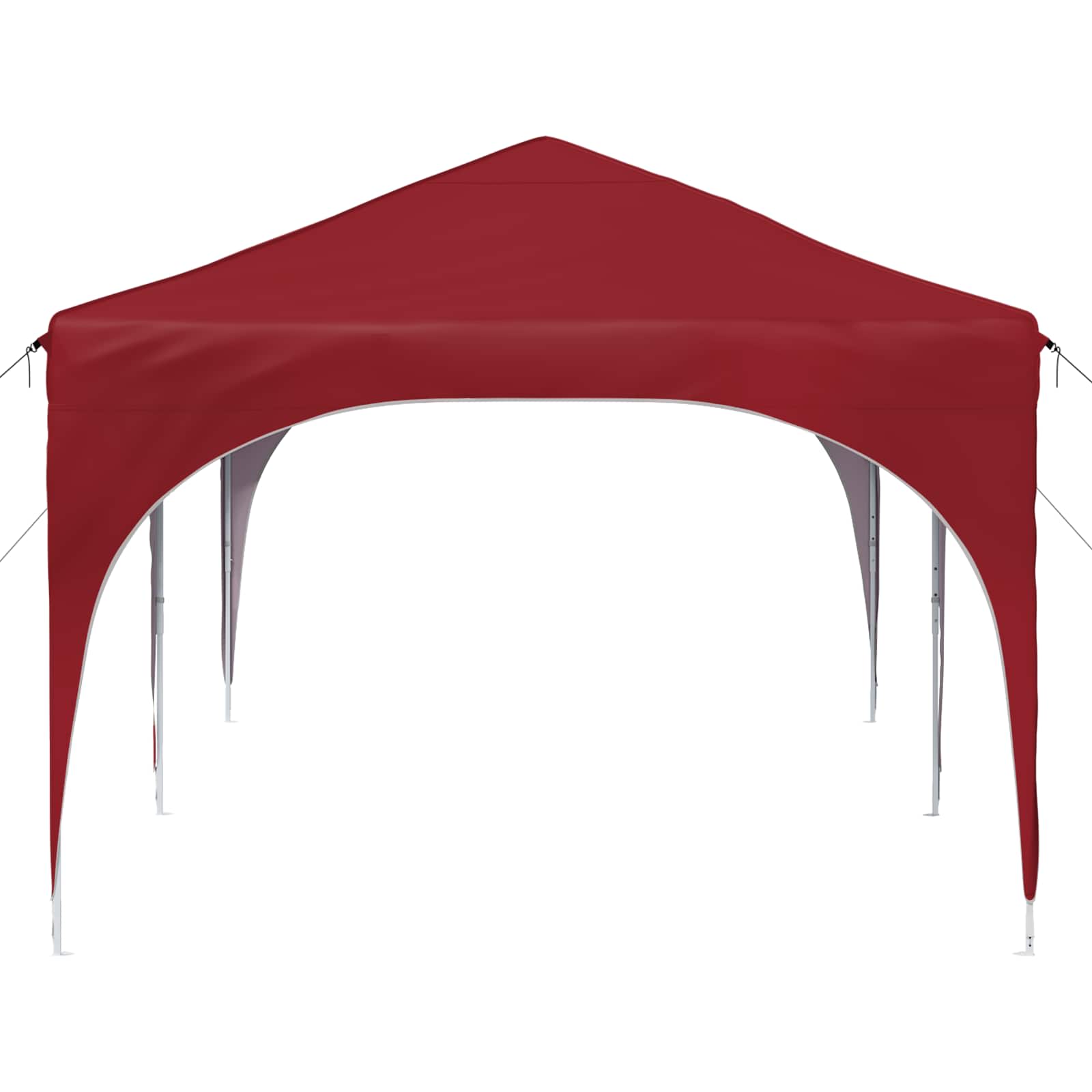 Pop-up partytent 575 x 288 x 245 cm Bordeauxrood Oxford Stof
