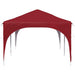 Pop-up partytent 575 x 288 x 245 cm Bordeauxrood Oxford Stof
