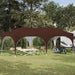 Pop-up partytent 575 x 288 x 245 cm Bruin Oxford Stof