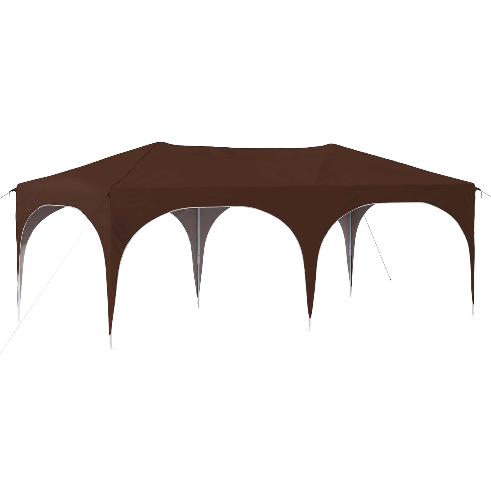 Pop-up partytent 575 x 288 x 245 cm Bruin Oxford Stof
