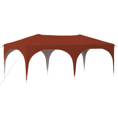 Pop-up partytent 575 x 288 x 245 cm Terracotta Oxford Stof