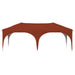 Pop-up partytent 575 x 288 x 245 cm Terracotta Oxford Stof