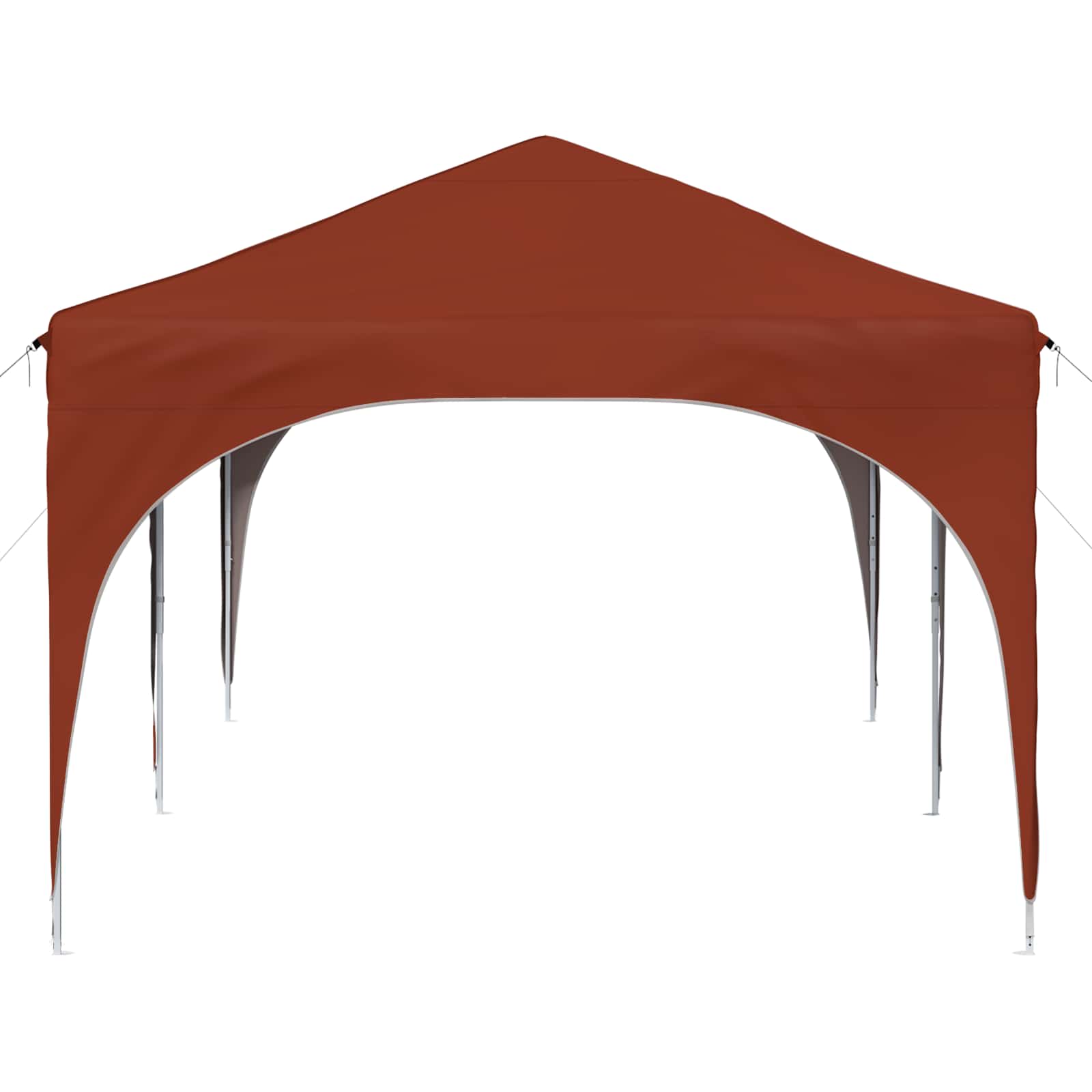 Pop-up partytent 575 x 288 x 245 cm Terracotta Oxford Stof