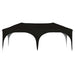 Pop-up partytent 575 x 288 x 245 cm Zwart Oxford Stof