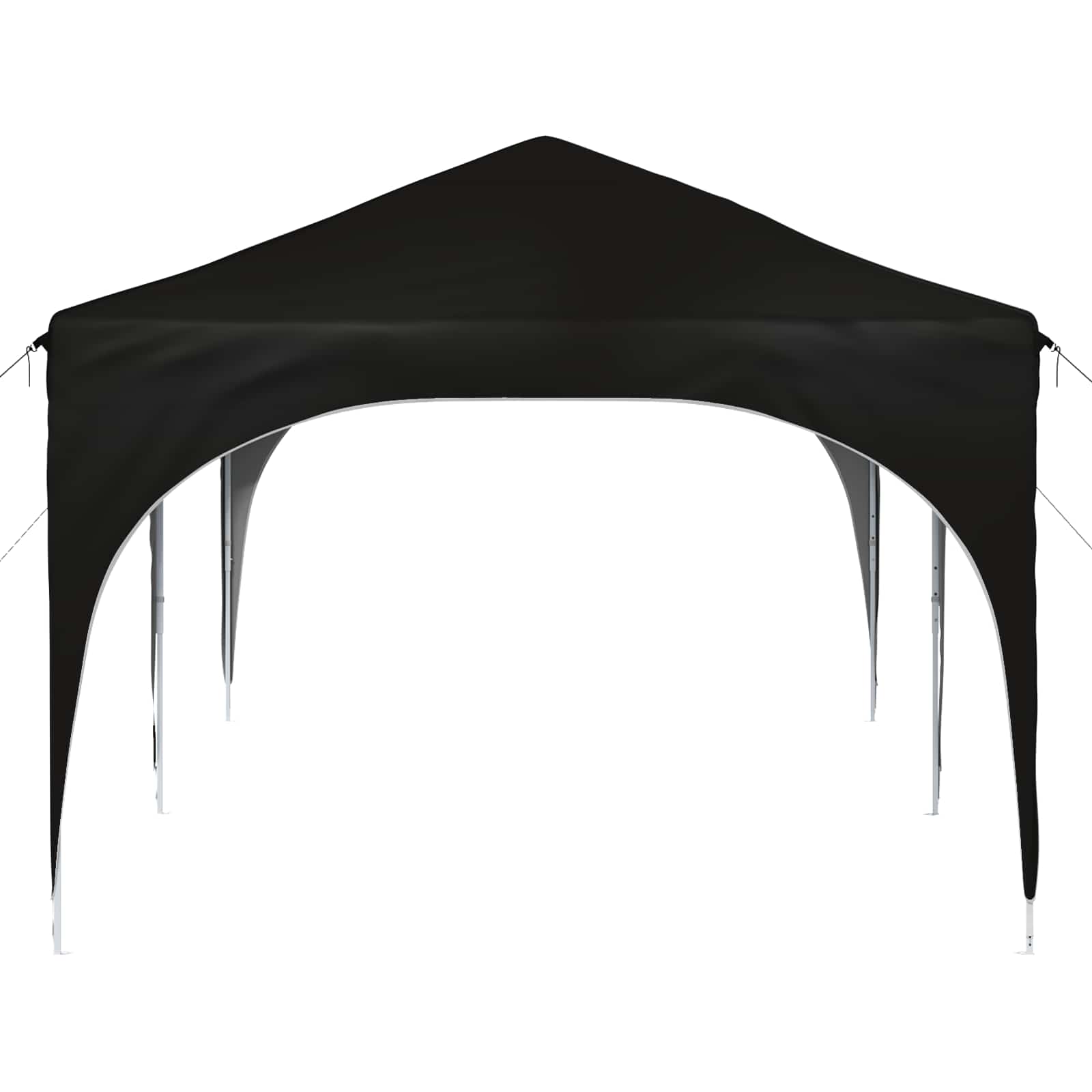 Pop-up partytent 575 x 288 x 245 cm Zwart Oxford Stof