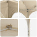 Pop-up partytent 575 x 288 x 245 cm Crèmekleurig Oxford Stof