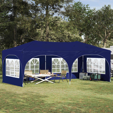 Pop-up partytent 575 x 288 x 245 cm Blauw Oxford Stof