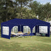 Pop-up partytent 575 x 288 x 245 cm Blauw Oxford Stof