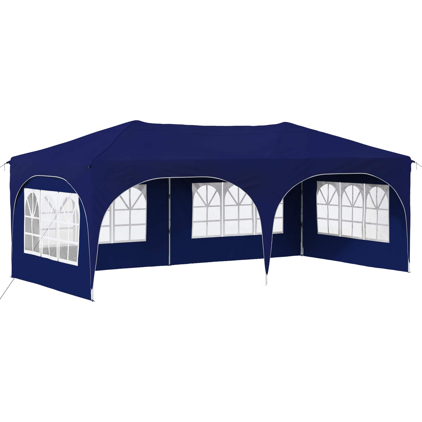 Pop-up partytent 575 x 288 x 245 cm Blauw Oxford Stof