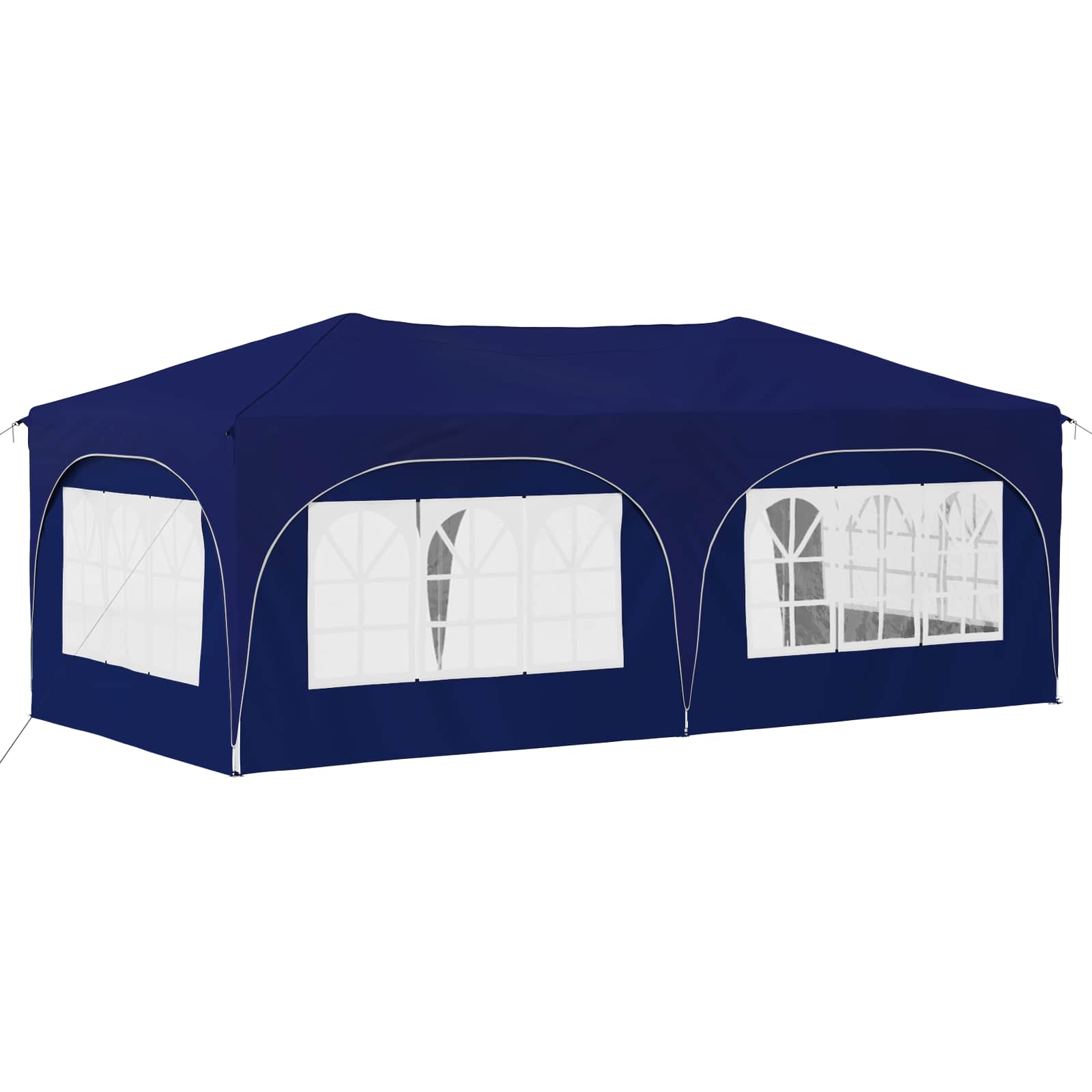Pop-up partytent 575 x 288 x 245 cm Blauw Oxford Stof
