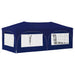 Pop-up partytent 575 x 288 x 245 cm Blauw Oxford Stof
