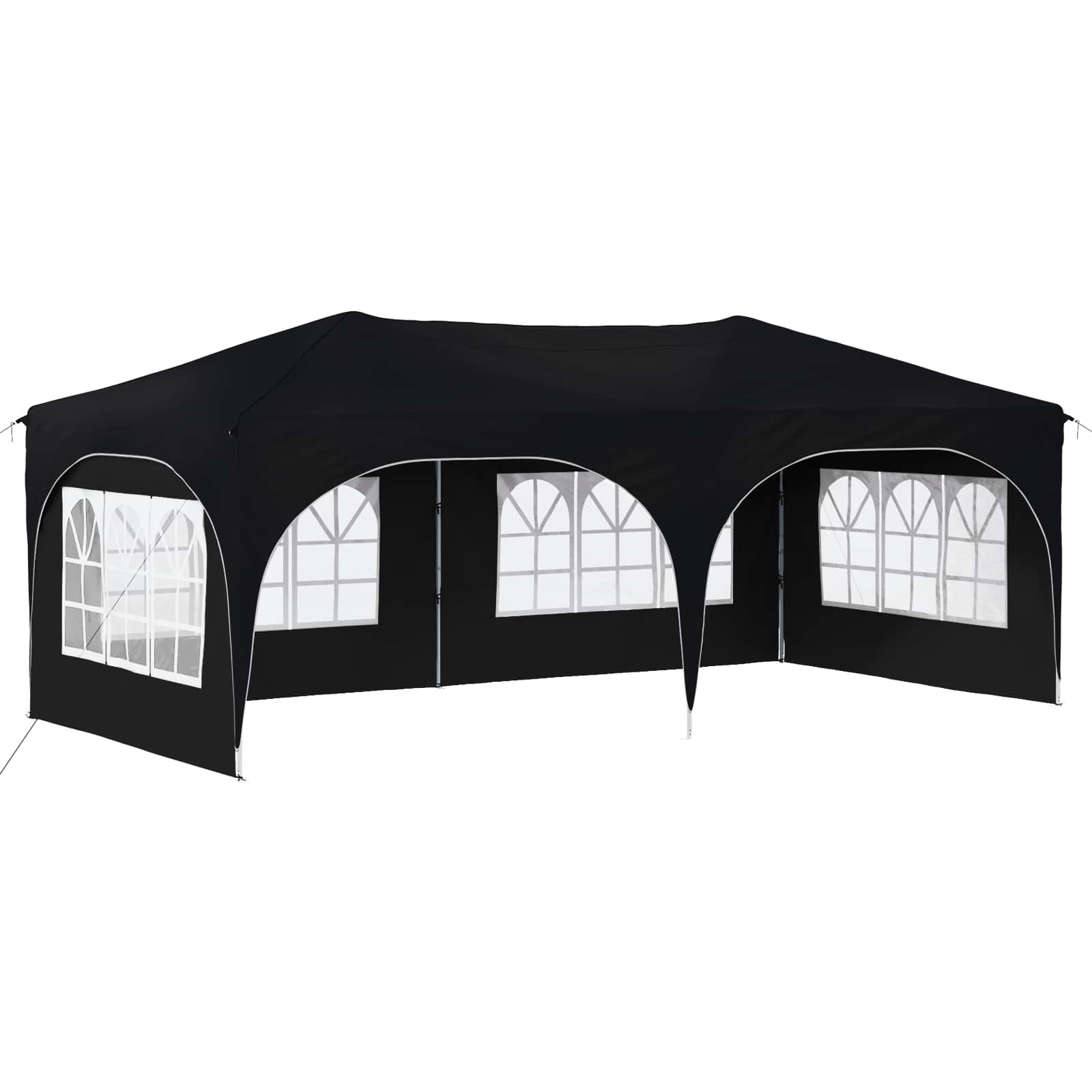 Pop-up partytent 575 x 288 x 245 cm Antracietkleurig