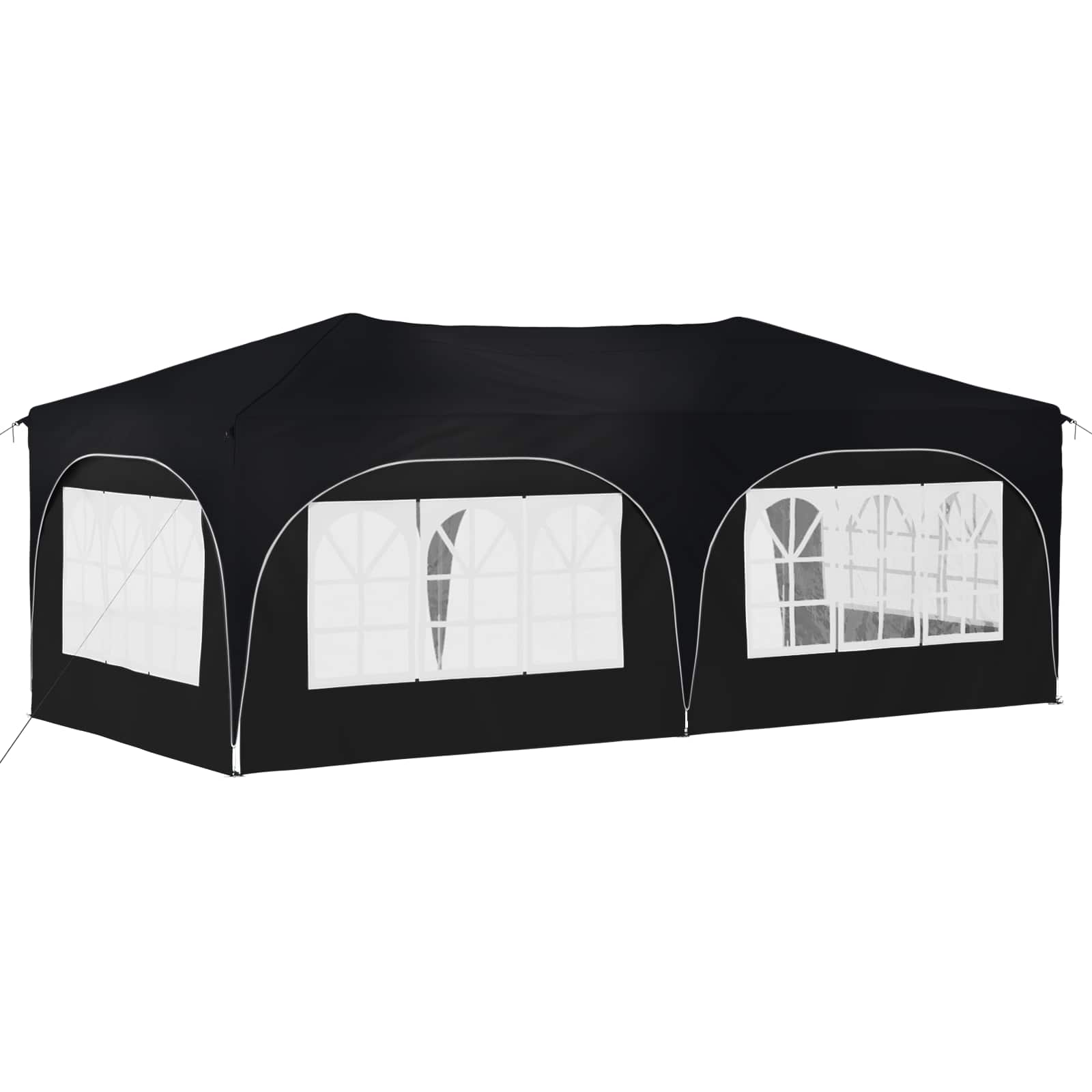 Pop-up partytent 575 x 288 x 245 cm Antracietkleurig
