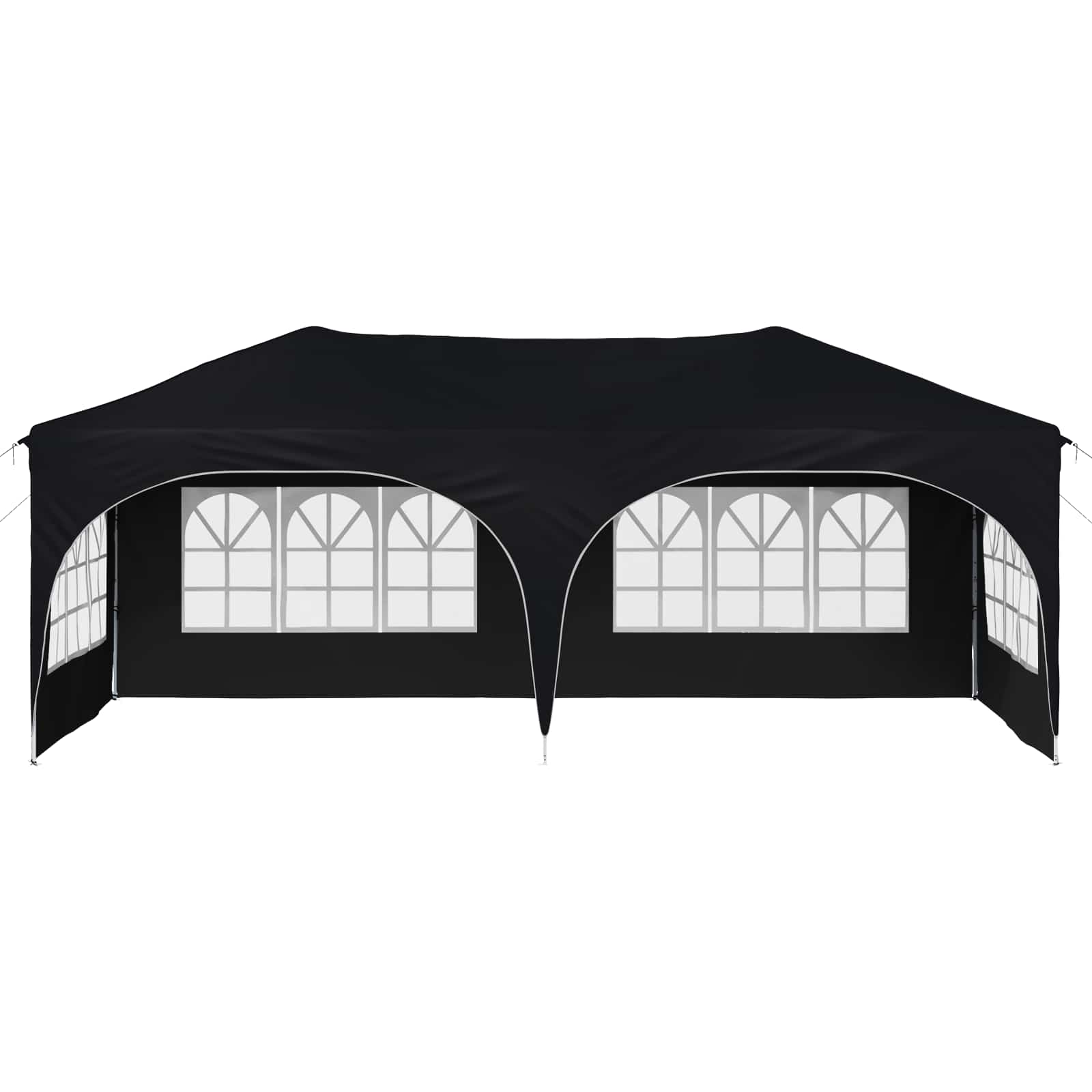 Pop-up partytent 575 x 288 x 245 cm Antracietkleurig