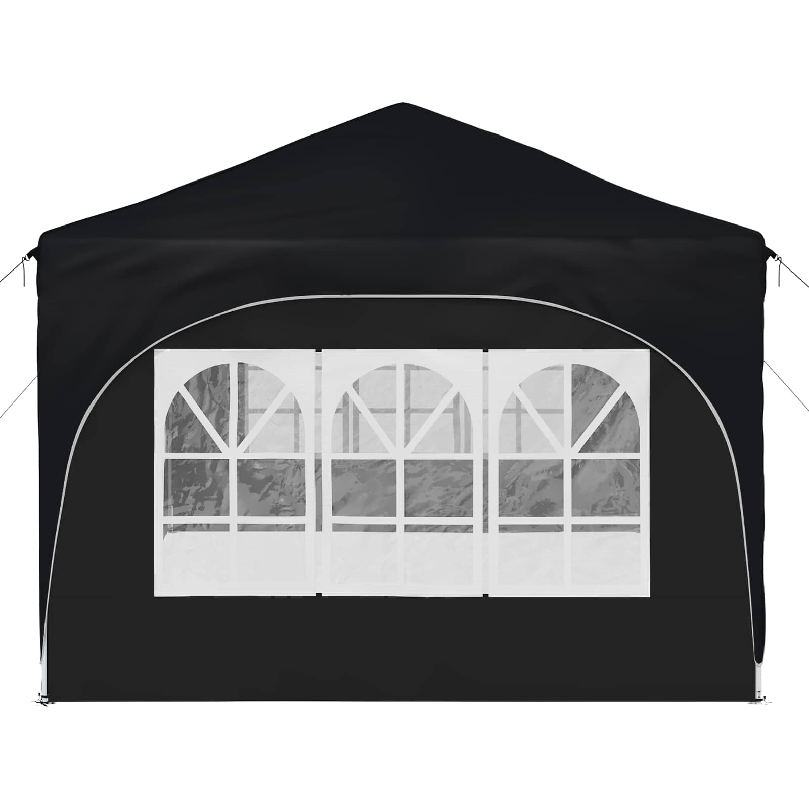 Pop-up partytent 575 x 288 x 245 cm Antracietkleurig