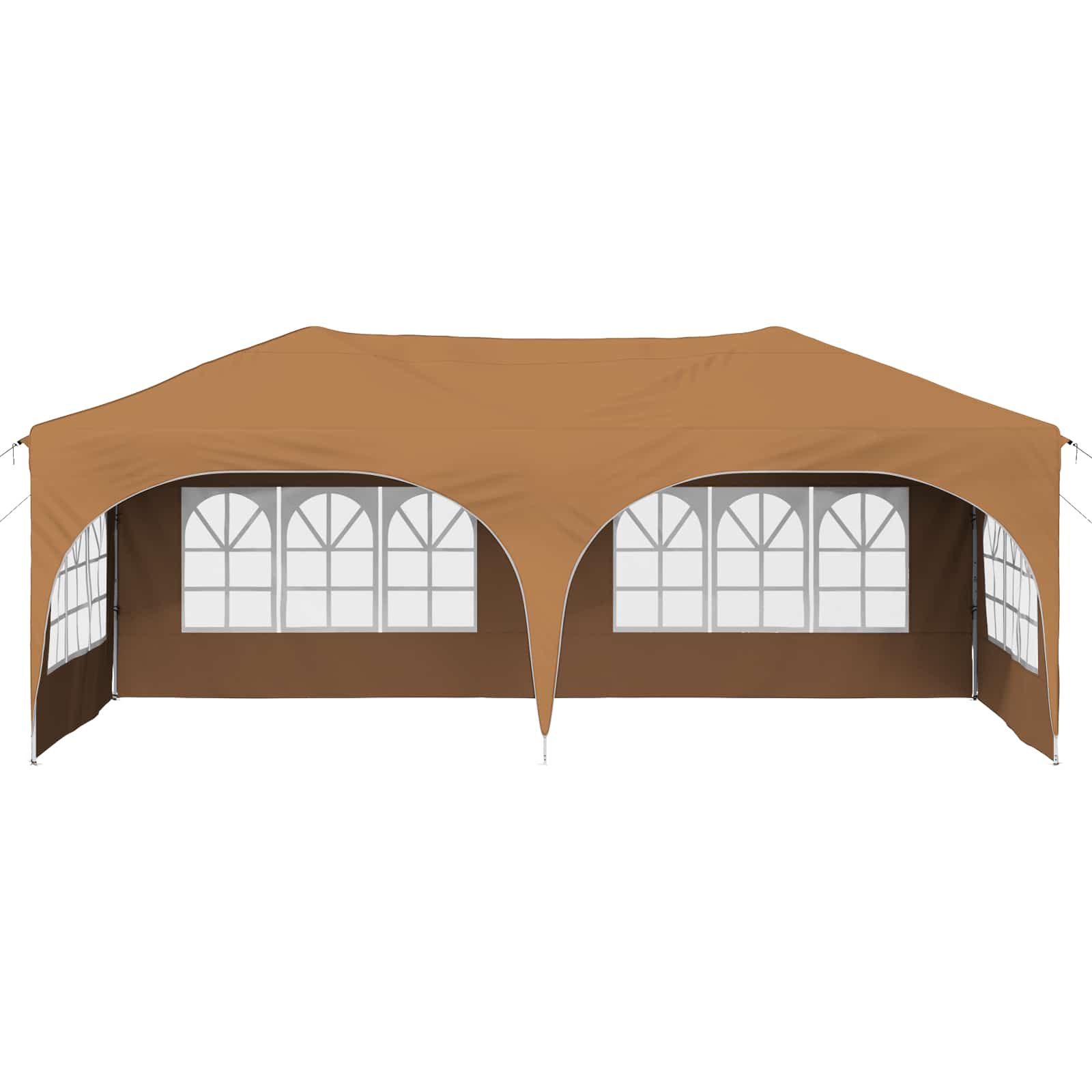 Pop-up partytent 575 x 288 x 245 cm Beige Oxford Stof