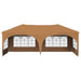 Pop-up partytent 575 x 288 x 245 cm Beige Oxford Stof