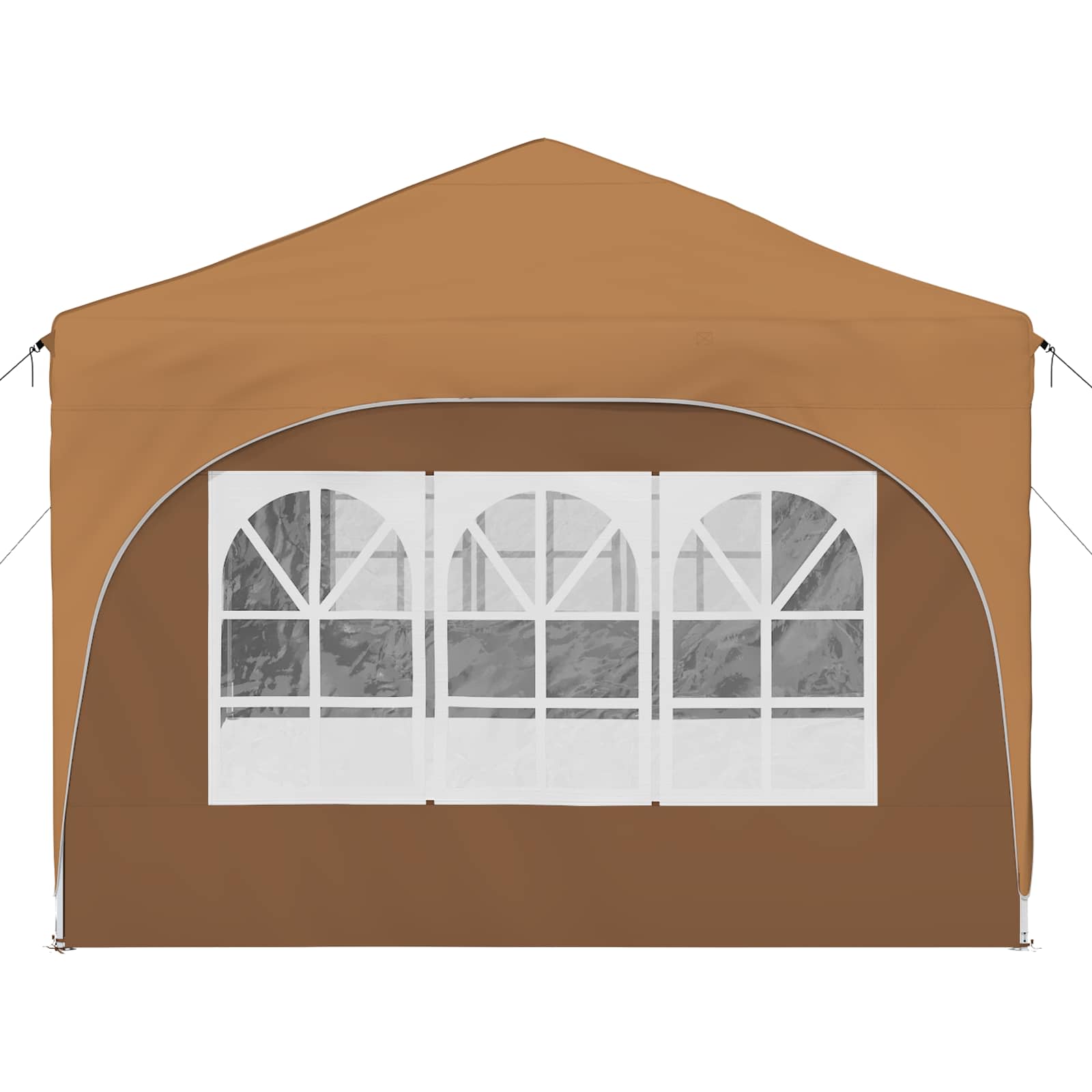 Pop-up partytent 575 x 288 x 245 cm Beige Oxford Stof