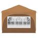 Pop-up partytent 575 x 288 x 245 cm Beige Oxford Stof