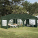 Pop-up partytent 575 x 288 x 245 cm Groen Oxford Stof
