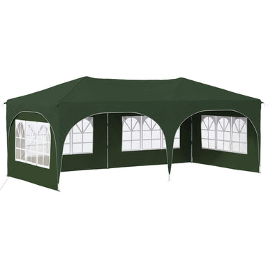 Pop-up partytent 575 x 288 x 245 cm Groen Oxford Stof