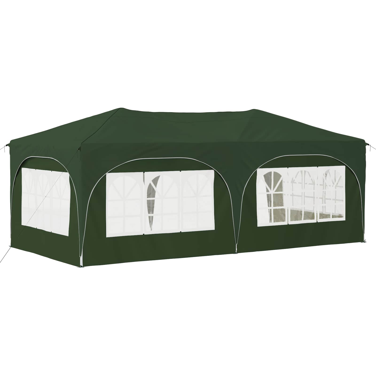 Pop-up partytent 575 x 288 x 245 cm Groen Oxford Stof