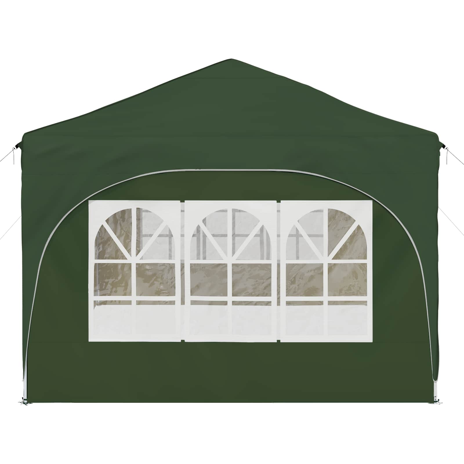 Pop-up partytent 575 x 288 x 245 cm Groen Oxford Stof