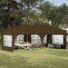 Pop-up partytent 575 x 288 x 245 cm Taupe Oxford Stof
