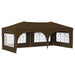 Pop-up partytent 575 x 288 x 245 cm Taupe Oxford Stof