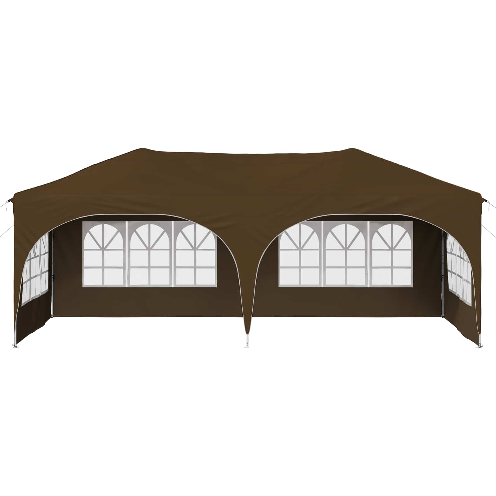 Pop-up partytent 575 x 288 x 245 cm Taupe Oxford Stof