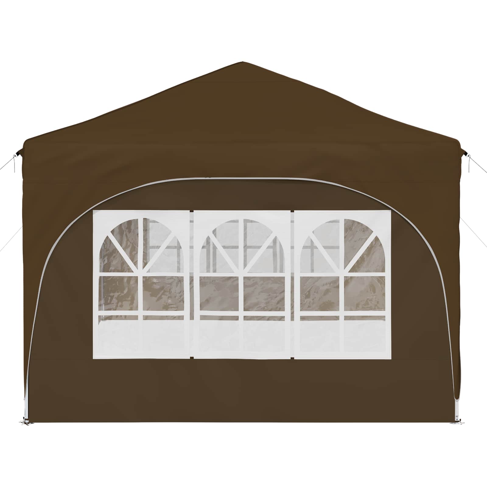 Pop-up partytent 575 x 288 x 245 cm Taupe Oxford Stof